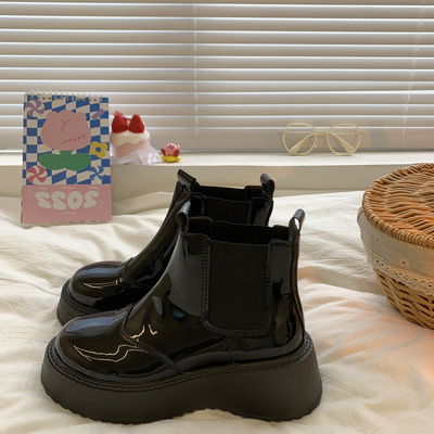 taobao agent Martens, Tide, high summer chelsea platform English style, boots, British style