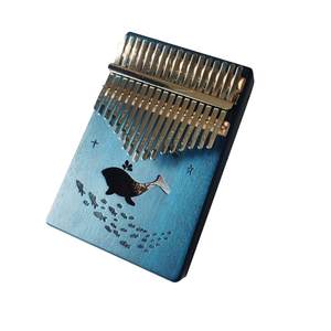 17 note thumb harp, Kalimba beginner instrument gift, children's Kalimba, acacia wood finger harp, 21 notes