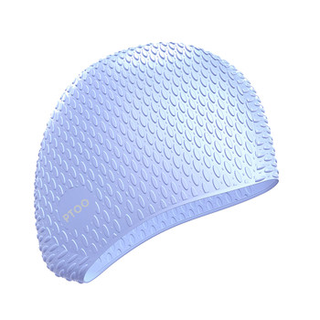 Increase the silicone swimming hat Homnn comfortable and waterproof
