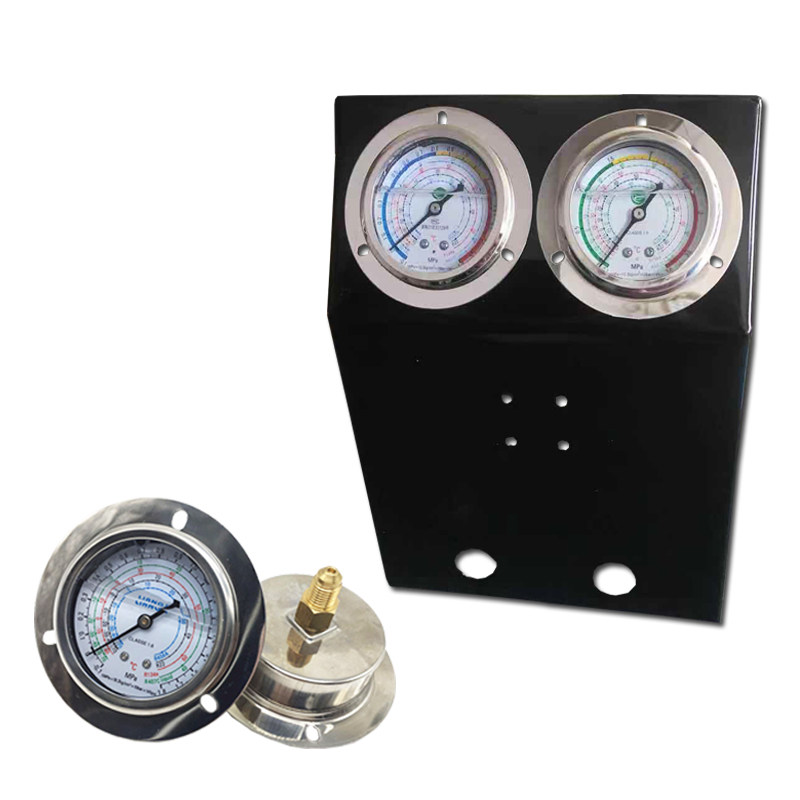 MANOMETRO 100 FILETTO CENTRALE 1/2" CON ANELLO IN GLICERINA | Acquista