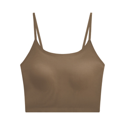 Sling Camisole Female Beauty Back Ice Silk Inner Strap With Chest Pad One-piece Bra Summer Thin Section Tube Top Underwear Outer Wear