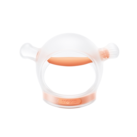 
Jiaer Youyou small fist teether for babies 4-6 months and above to prevent hand-eating, small mushroom teething for small month-old babies