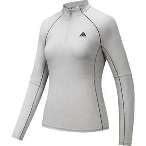 
ANTA quick-drying T丨Shell of the Earth 3.0 outdoor half-zip long-sleeved T-shirt women's winter sweatshirt bottoming shirt top