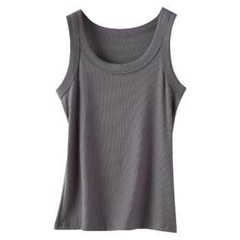 Women's long inner and outer bottoming camisole