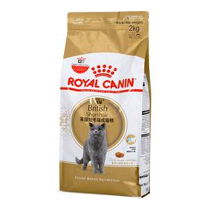 
Royal British Shorthair adult cat food 2kg BS34 British shorthair blue cat American shorthair large grain hair gills special nutritional cat staple food