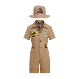 
Children's dinosaur theme African wildlife ranger explorer costume boy cosplay Halloween