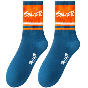 Socks for boys, pure cotton, deodorant, spring and summer, youth student sports basketball socks, children, older boys, extended tube