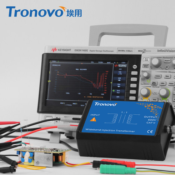 埃用伯德图测量线性注入器环路响应测试变压器TR2100A数字示波器