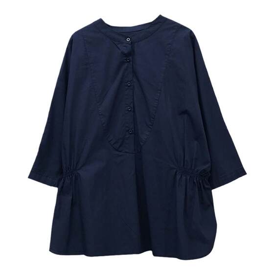 Intellectual charm ~ pregnant women's spring and autumn shirts, Korean version thin fashion professional shirts out can mammary clothes