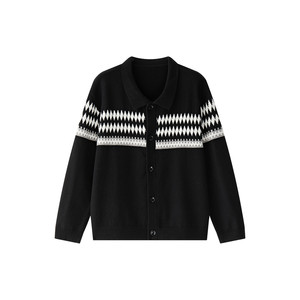 
Shrimp paste hemp boys sweater spring and autumn 2026 new style boys cardigan contrast color children's knitted jacket