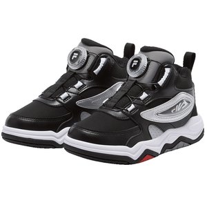 FILA KIDS斐乐童鞋儿童板鞋冬季款男女小童旋钮时尚休闲鞋