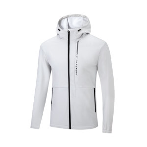 
361 Sports Jacket Men's Autumn and Winter New Soft Shell Windproof and Water-Repellent Cardigan Windbreaker Running Plush Top