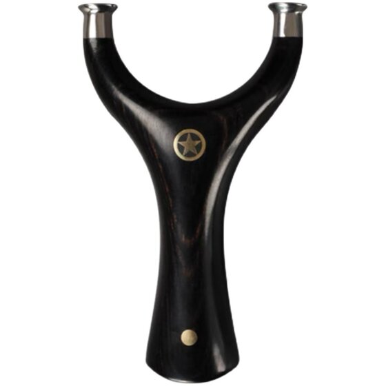 
Technology wood patch large bow door stainless steel large support head large power flat leather free of binding outdoor five-star flying tiger