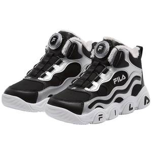 
FILA KIDS Fila Children's Shoes Children's Cotton Shoes Winter Style Men's and Women's Kids Knob Plus Fleece Warm Sports Shoes