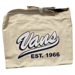 VANS beige classic simple canvas bag messenger bag VN0A54L8BLK/VN0A54L87VJ