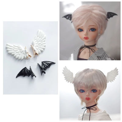 taobao agent BJD doll uses a hairpin angel devil wings headwear spot 3 points 4 minutes and 6 points universal