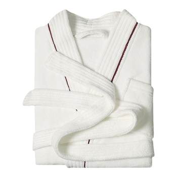 
Five-star hotel quick-drying long flannel bathrobe