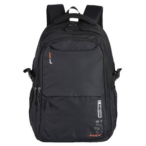 Fashion new large -capacity men's business backpack solid color nylon casual female travel backpack college student schoolbags
