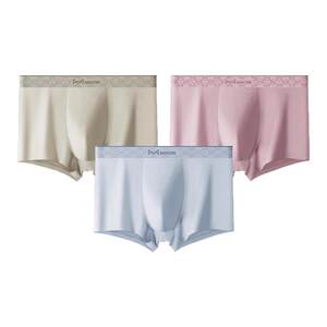 
Catman underwear men's new autumn and winter breathable and non-stuffy pure cotton 10A antibacterial printing comfortable boxer shorts