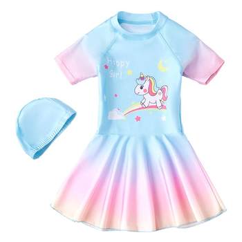 Children's swimsuits, girls, princess split skirts, swimsuits