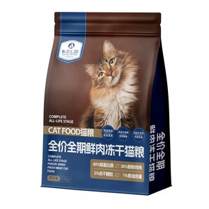 
Mr.DIL.OO full-price fresh meat freeze-dried cat food for young cats and adults, general nutritional fattening and hair-beautifying staple food