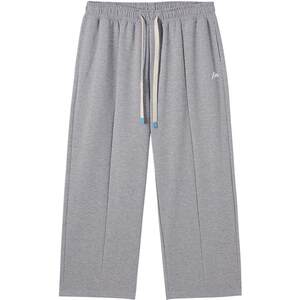 
NMAX large size trendy brand men's high-end knitted fabric American loose and versatile sweatpants plus fat and large casual trousers