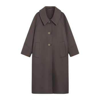 
Mother's wool double-sided cashmere coat for middle-aged and elderly people