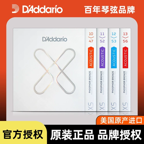 D'Addario's Dadrio's New XS Covers Covers Folk Wooden Guitar Strings Набор из 6 обновлений Exp16