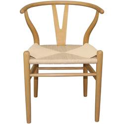 Solid wood beech ash dining chair ring chair casual home use