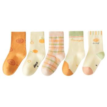 Cotton bear cute cotton socks in autumn do not contain fluorescent agent