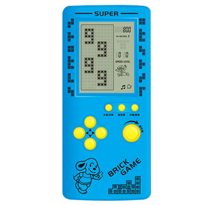 
4.1-inch large screen Tetris game console, elderly and children's educational toys with gluttonous snakes