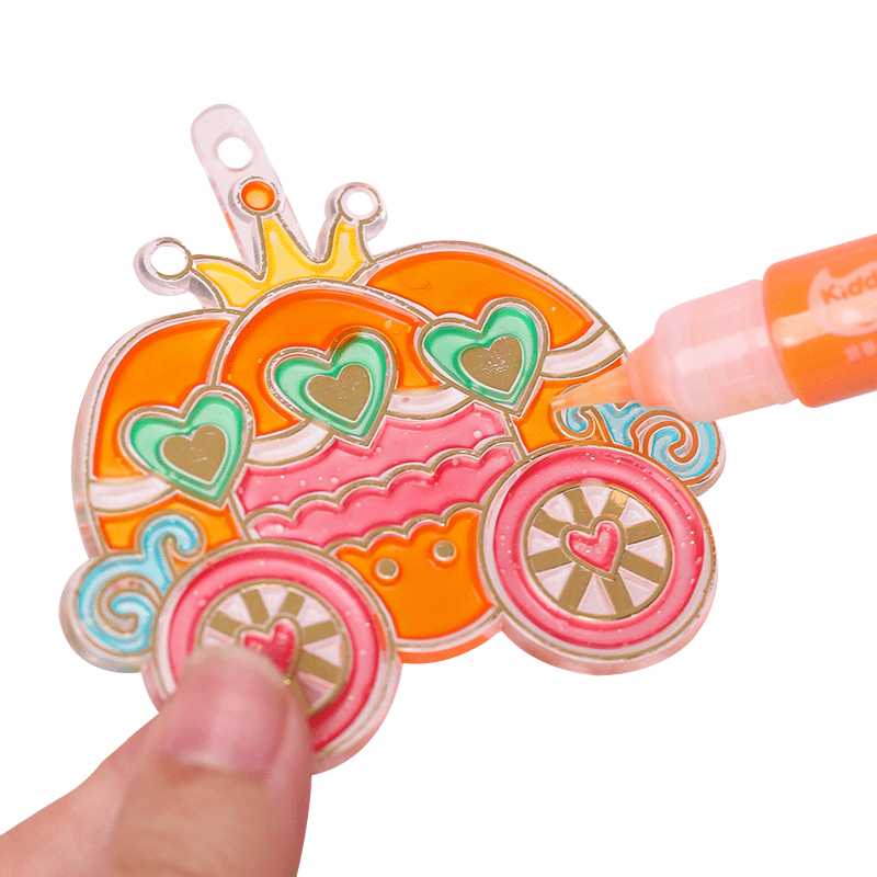 
Katie Carle children's no-bake glue painting diy handmade graffiti pen ice ice glue girl toy birthday gift