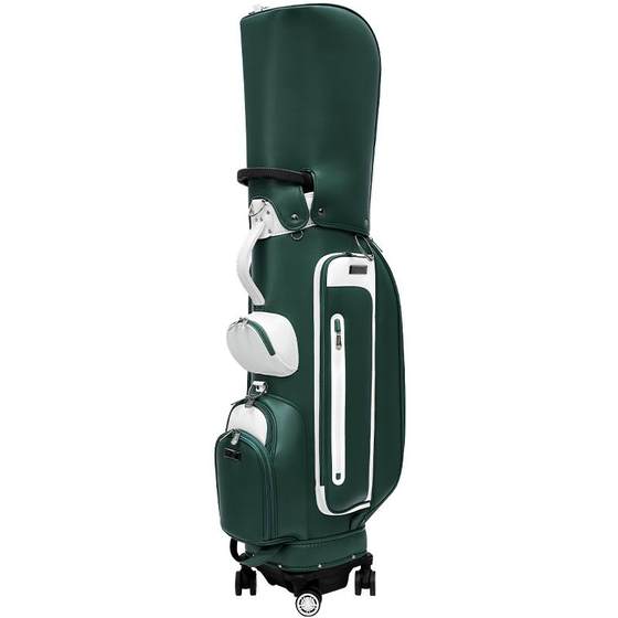 Pgm Korean version of golf ball bag men's and women's tie bag GOLF club bag four -wheel flat push waterproof travel ball bag
