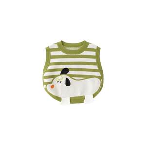 
[100% cotton] Baby striped vest pure cotton spring clothing children's vest cartoon boy vest girl baby spring clothing