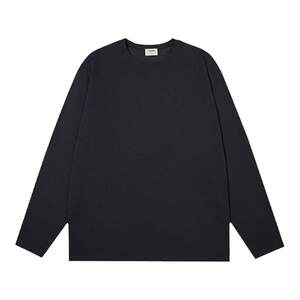 
CHINISM丨brushed white long-sleeved t-shirt for men in winter American men's round neck solid color inner bottoming shirt