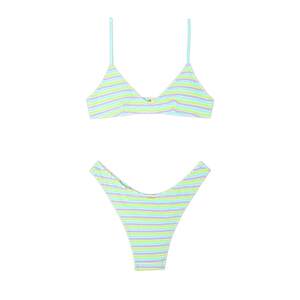 
Limone's new high-end hot spring split swimsuit mint mambo color sexy bikini seaside swimsuit