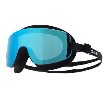 
Zhouke large frame swimming goggles for women adult high definition waterproof and anti-fog men professional electroplated glasses new blue shield swimming goggles
