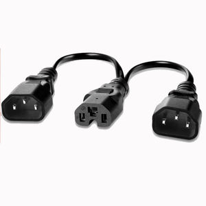 Tricer vehicle electric vehicle battery car charger port conversion plug in one divided into two connection battery connection cables

