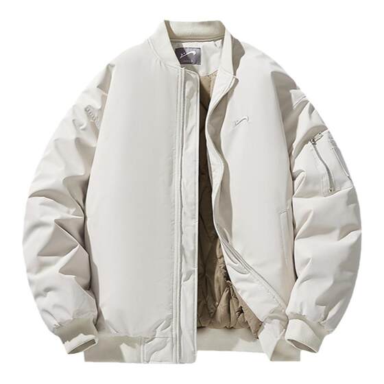 
Guirenniao Men's Jacket Cotton Jacket Men's Spring Jacket Cotton Jacket Men's Spring Jacket Men's Thickened Baseball Jacket