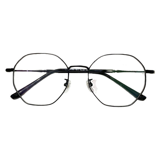 
Octagonal gold wire glasses frame for men and women, fashionable and plain, customized, can be equipped with prescription myopia glasses frame for round faces to look slimmer