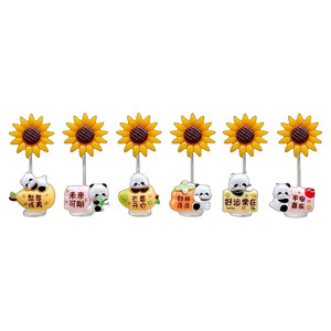 
Computer screen monitor ornaments TV desk desk workstation decorative gadgets mood stabilizing artifact