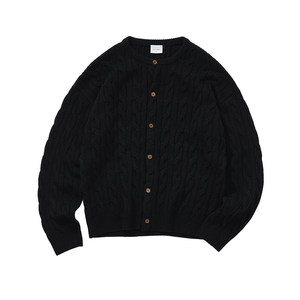 
714street wool cashmere blended sweater cardigan jacket men's 2025 autumn and winter old money style couple knitted sweater