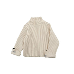 
Boys' winter New Year's sweater set, baby boy's thickened warm New Year's greetings sweater, baby's velvet leggings