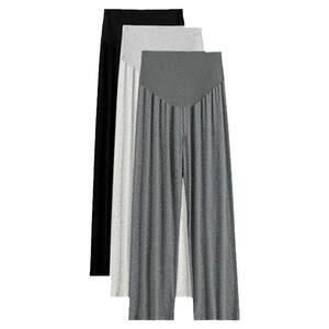 
Pregnant women's wide-leg pants do not tighten the belly, spring and summer thin spring wear, 2026 new leggings, pregnancy belly support pants