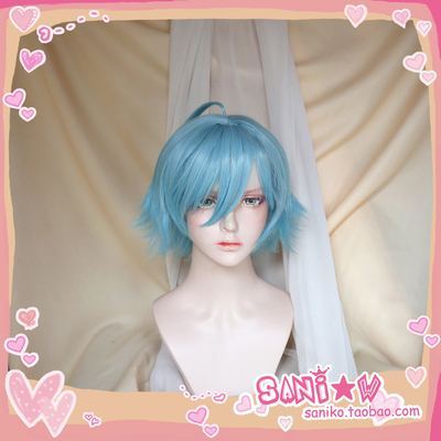 taobao agent [Sani Xiaowo] The original god Chongyun COS wigs of the ears are customized as blue cockroach nest to close the face anti -warp