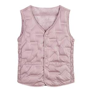 
Yalu down vest for women 2025 new vest wearing warm and close-fitting women's bottoming pony clip winter