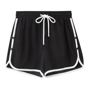 
Sanfu Shorts Women's 2026 New Summer Sports Style Knitted Casual Pants Small Partial Contrast Color Pants Women's Clothing