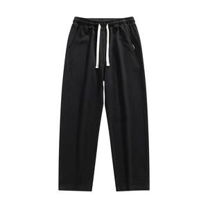 
Men's sweatpants autumn and winter loose and versatile plus velvet pants for boys, American trendy handsome high street sports casual pants