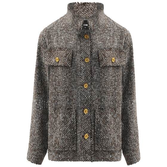 
COCOBELLA Quiet Luxury Style Sequined Floral Woolen Jacket Women's Stand Collar Short Profile Small Fragrant Style Suit WL507