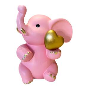 
Simple and creative ceramic mini cute elephant animal ornaments light luxury high-end home decorations high-looking living room